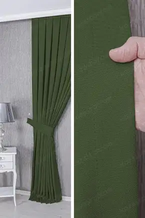 Çimen Yeşili Fon Perde