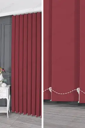 Dikey Stor Perde Bordo 600 V18