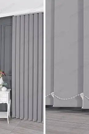 Dikey Stor Perde Gri 600 V43