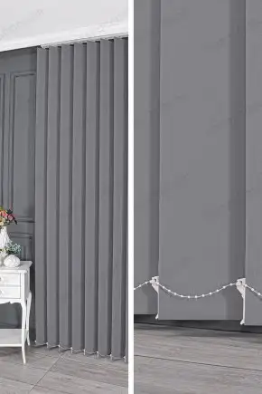 Dikey Stor Perde Koyu Gri 600 V45