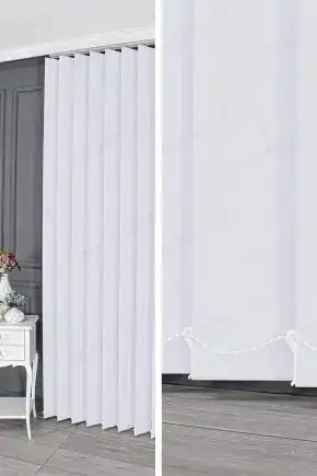 Dikey Stor Perde Optik Beyaz 600 V00