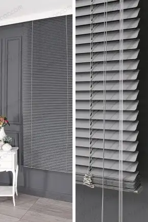Alüminyum Jaluzi Perde Gri