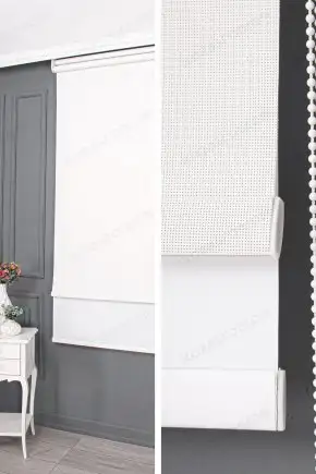 Çift Mekanizmalı Stor Perde Beyaz