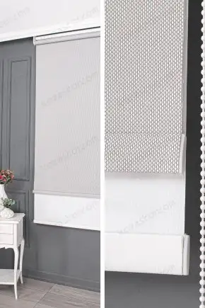 Çift Mekanizmalı Stor Perde Gri