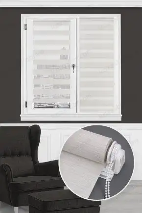 Mini Sistem Ekru Bambu Zebra Perde 125 v01