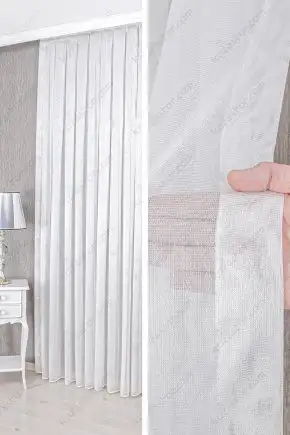 Nire Zırh Ekru Tül Perde