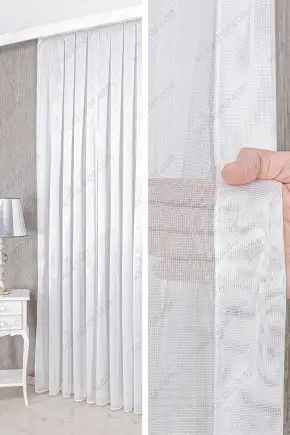 Nire Zırh Kırık Beyaz Tül Perde