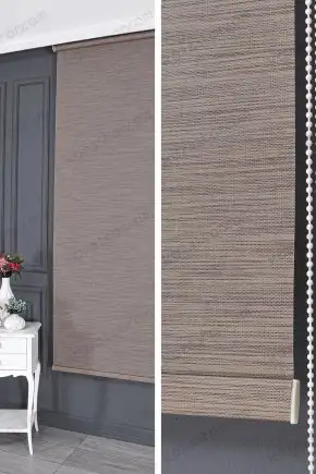 Stor Perde Kırçıllı Koyu Kahve 700 V08