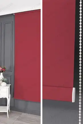 Stor Perde Mat Bordo 600 V18