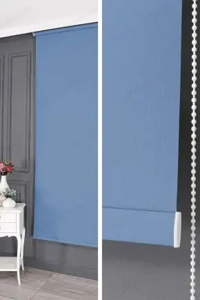 Stor Perde Mat Mavi 600 V35