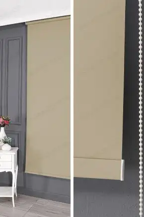 Stor Perde Mat Sütlü Kahve 600 V12