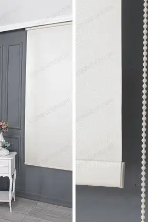 Stor Perde Simli Mat Ekru 650 V02