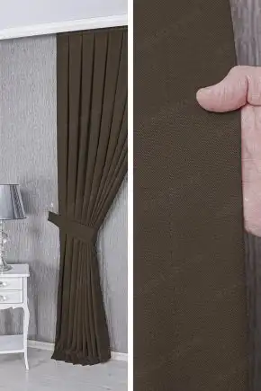 Sütlü Kahve Fon Perde